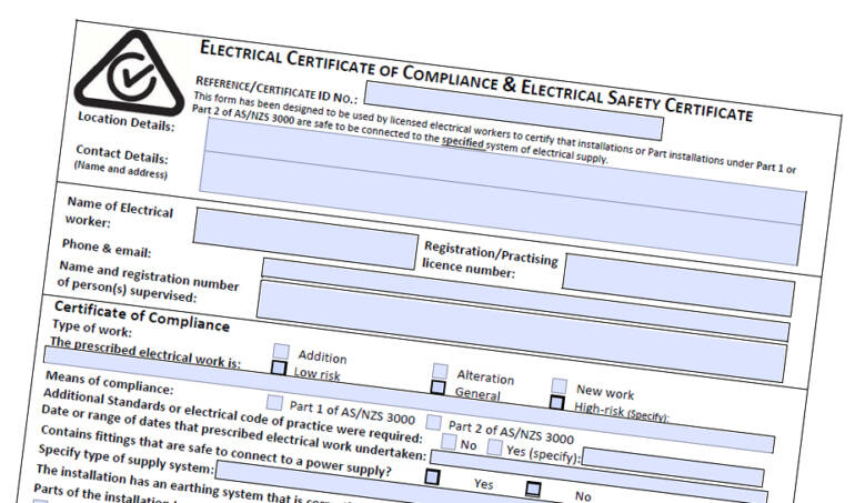 Electrical CoC NZ: What It Is & When You Need One
